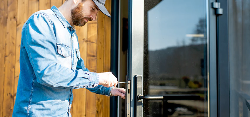 Frameless Glass Storefront Door Locks Replacement in Joliet, IL